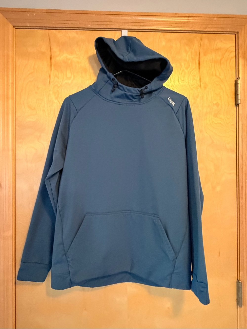 UNRL Men's Blue Hooded Pullover Hoodie - like new!